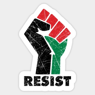 Resistance is Existence Solidarity and Support Design Against the Injustice In Palestine Sticker